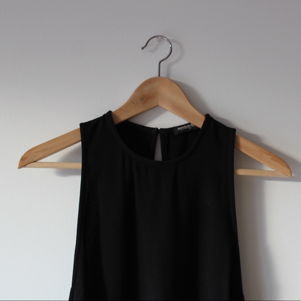 American Apparel Black Shift Dress - Picture 4 of 6